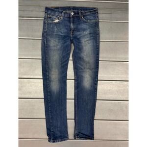 Levis 510 Jeans Mens 30X30 Blue Medium Wash Denim‎ Skinny Leg Stretch